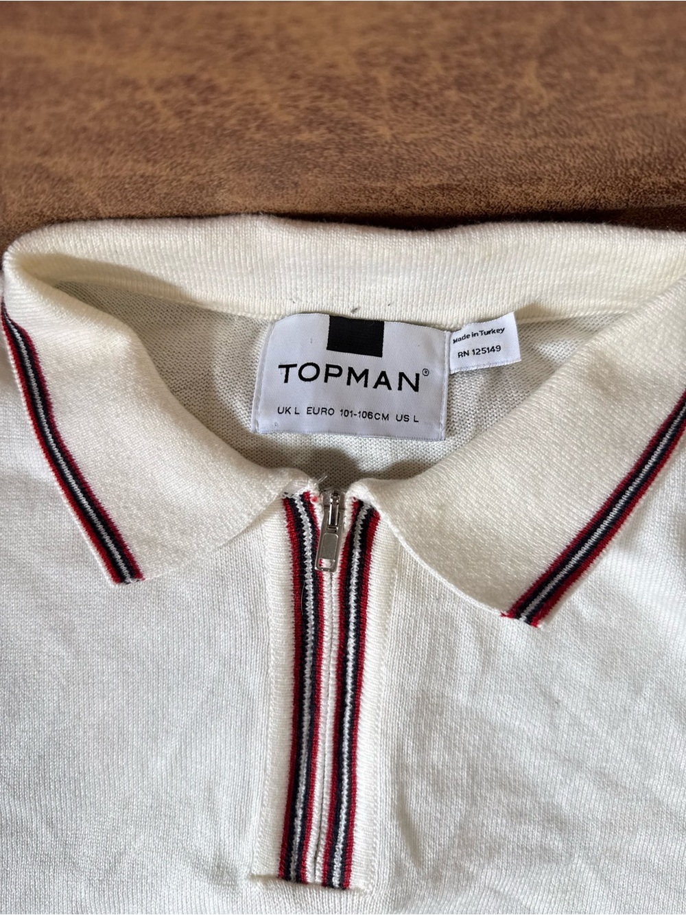 Topman Zip Polo Sweater